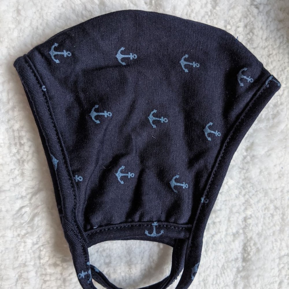 Set 4 Antibacterial Cotton Masks, Anchor design - Picture 2 of 6